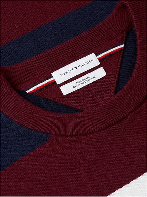 pima org ctn cashmere crew neck TOMMY HILFIGER | MW0MW280460A7